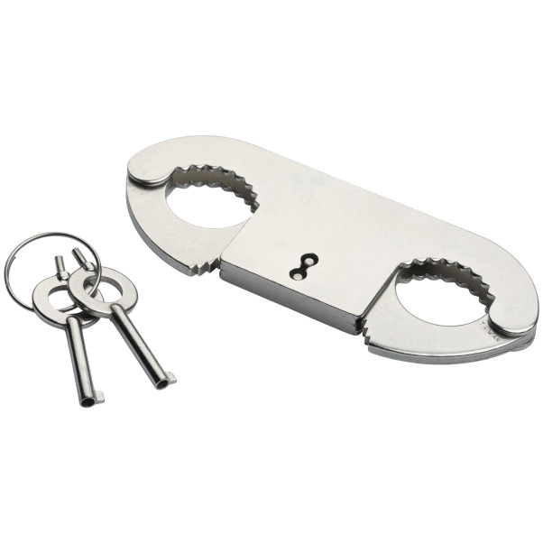 Rimba Menottes de Pouce de Police en Métal Image du produit 1