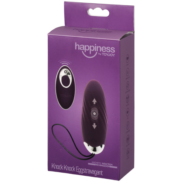 Toy Joy Knock Knock Eggstravagant Oeuf Pulsateur Télécommandé Image de l'emballage 90