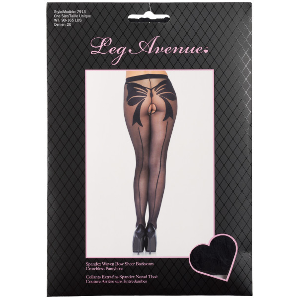 Leg Avenue Collants Sans Entrejambe Avec Nœud Image de l'emballage 90