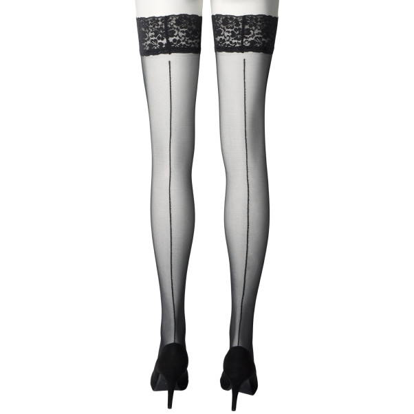 NORTIE Sage Bas avec Ourlet et Couture Arrière en Dentelle Image du produit 6