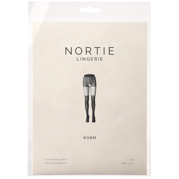 NORTIE Kvan Collants Ouverts avec Nœud Image de l'emballage 90