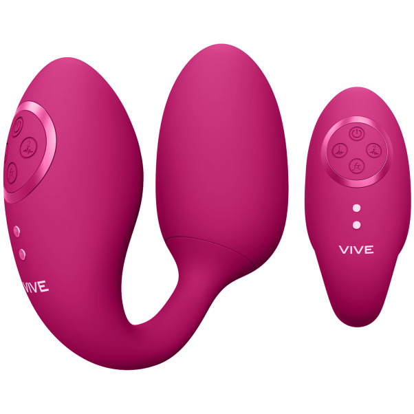 Vive Aika Oeuf Double Action Vibrant & Ondes Pulsées Télécommandé Image du produit 1