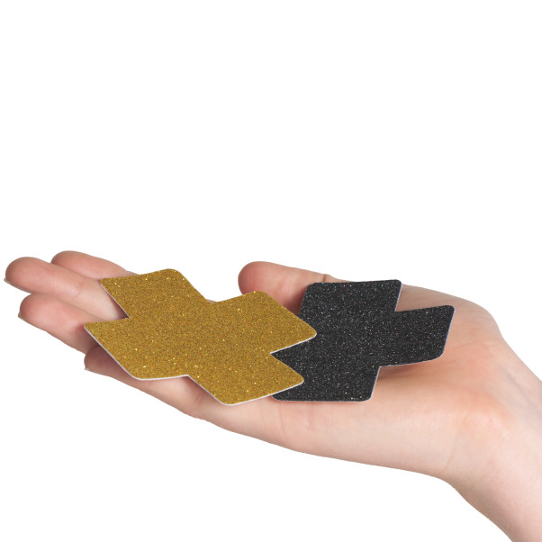 baseks Glitter Cache-tétons 3 pcs Image du produit avec des mains 51