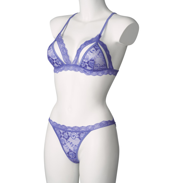 NORTIE Heather Very Peri Soutien-gorge et Culotte Ouverte Image du produit 5