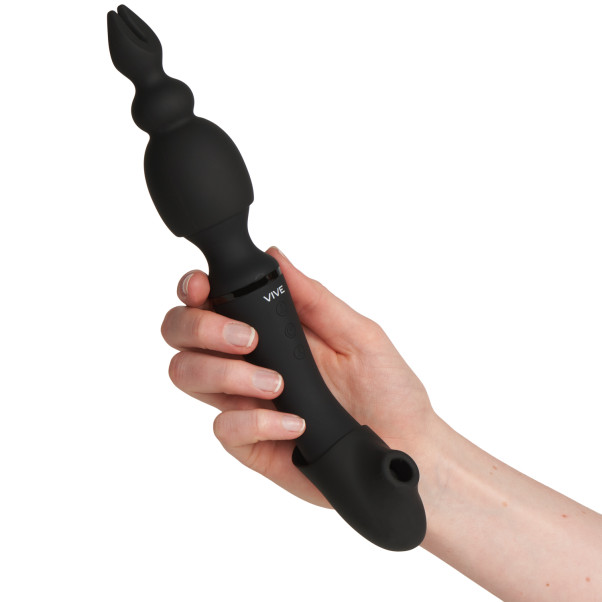 Vive Nami Vibromasseur Magic Wand à Double Extrémités et Ondes Pulsées Image du produit avec des mains 50
