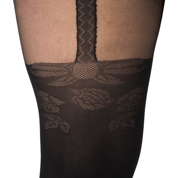 NORTIE Kvan Collants Ouverts avec Noeud Grande Taille Image du produit 4