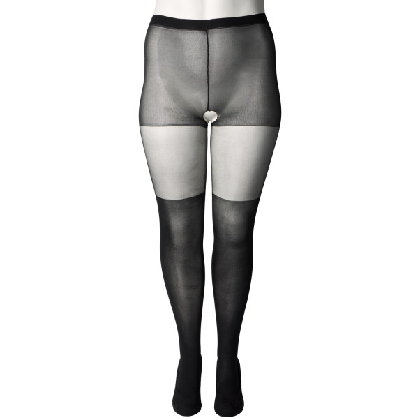 NORTIE Kvan Collants Ouverts avec Noeud Grande Taille Image du produit 5