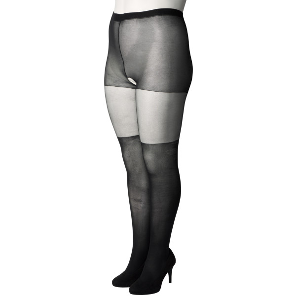 NORTIE Kvan Collants Ouverts avec Noeud Grande Taille Image du produit 6