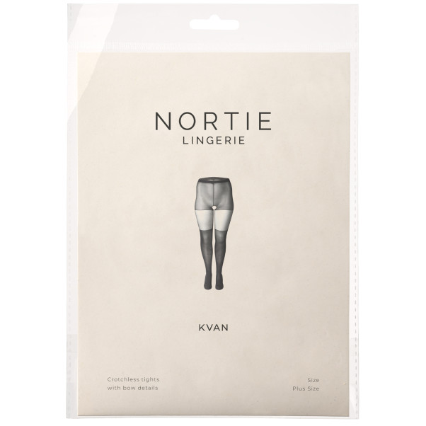 NORTIE Kvan Collants Ouverts avec Noeud Grande Taille Image de l'emballage 90