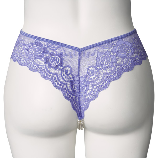 NORTIE Lavender Very Peri Culotte Perlée Ouverte Grande Taille Image du produit 6