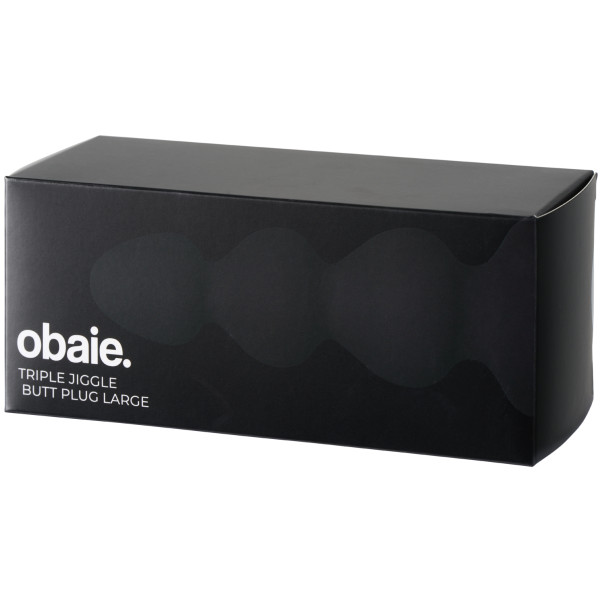 obaie Triple Jiggle Plug Anal Large Image de l'emballage 90
