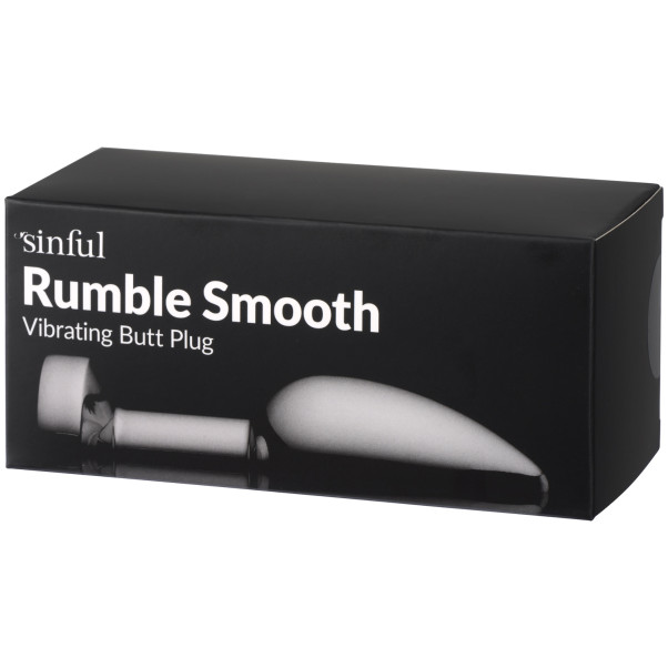 Sinful Rumble Smooth Plug Anal Vibrant Image de l'emballage 90