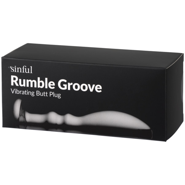Sinful Rumble Groove Plug Anal Vibrant Image de l'emballage 90