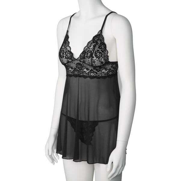 NORTIE Basil Ensemble Babydoll Noir Image du produit 5