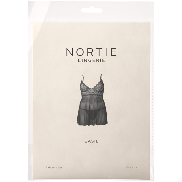 NORTIE Basil Ensemble Nuisette Noir Grande Taille Image de l'emballage 90