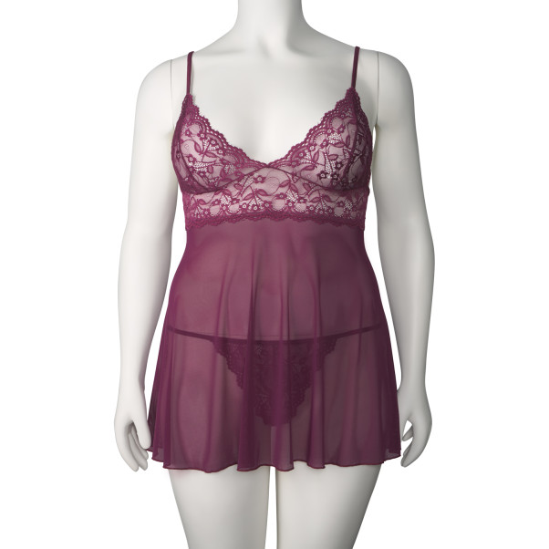 NORTIE Basil Babydoll Ensemble Grande Taille Image du produit 4