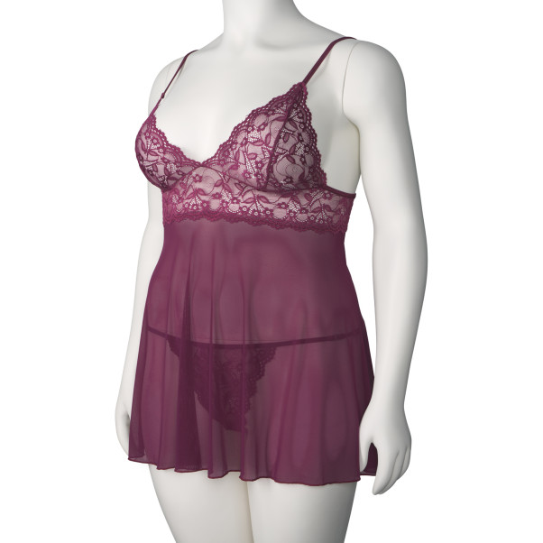 NORTIE Basil Babydoll Ensemble Grande Taille Image du produit 5