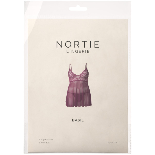 NORTIE Basil Babydoll Ensemble Grande Taille Image de l'emballage 90
