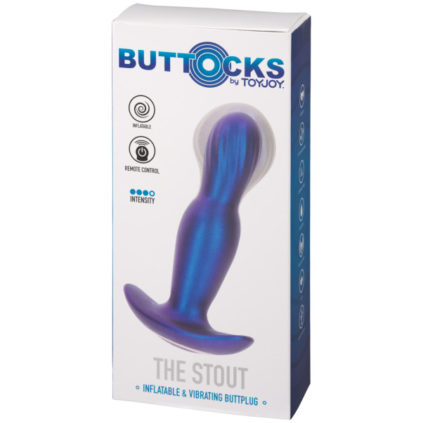 Toyjoy Buttocks The Stout Plug Anal Gonflable et Vibrant Image de l'emballage 90
