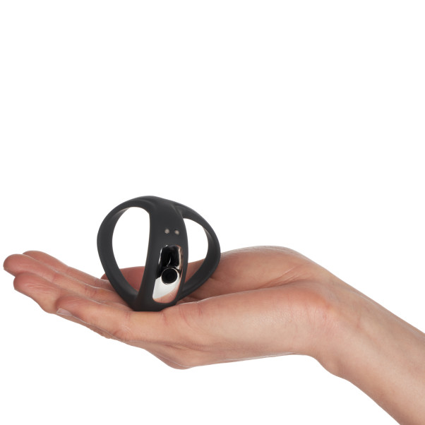 Sinful Triple Function Rechargeable Anneau Pénien Vibrant Image du produit avec des mains 50