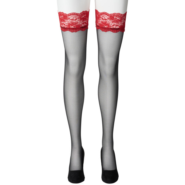 NORTIE Wilderness Bas avec Ourlet en Dentelle Rouge Image du produit 4