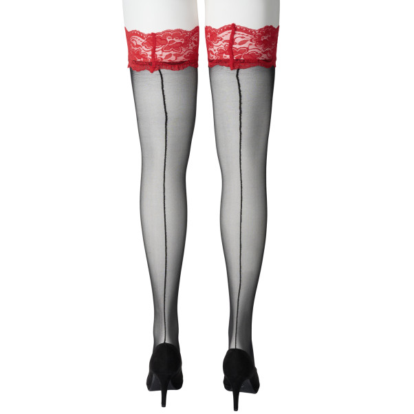 NORTIE Wilderness Bas avec Ourlet en Dentelle Rouge Grande Taille Image du produit 6