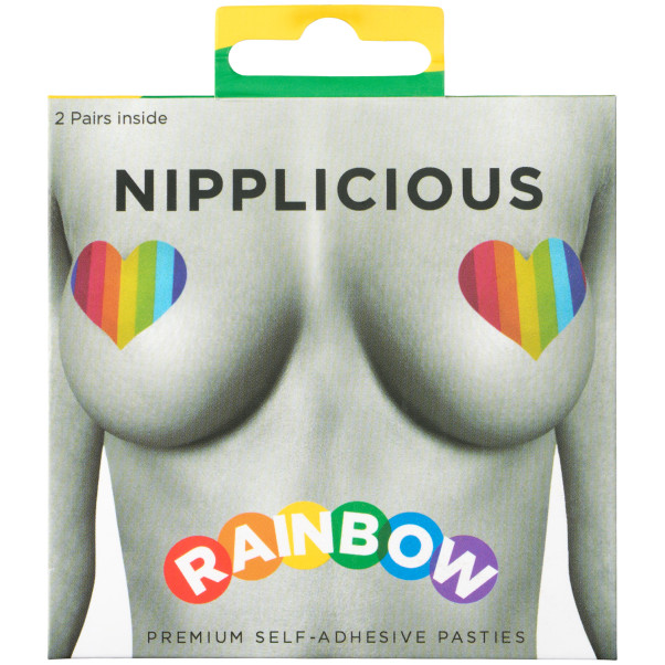 Nipplicious Rainbow Cache-Tétons Autocollants 4 pcs Image de l'emballage 90