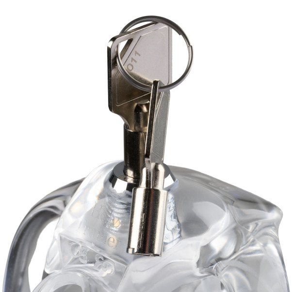 HolyTrainer V5 Nano Clear Dispositif de Chasteté Image du produit 4