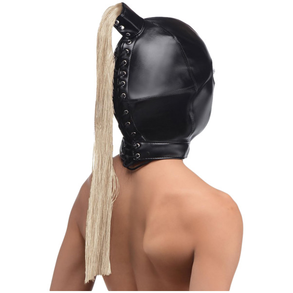 Strict Blonde Bondage Cagoule Queue de Cheval Image du produit 4