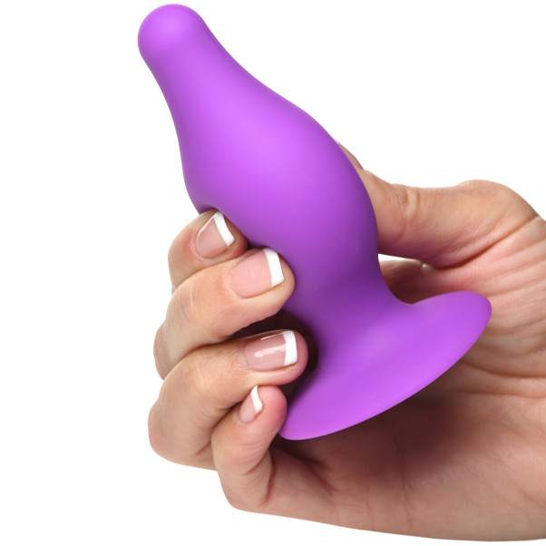 Squeeze-It Squeezable Plug Anal Medium Image du produit avec des mains 5