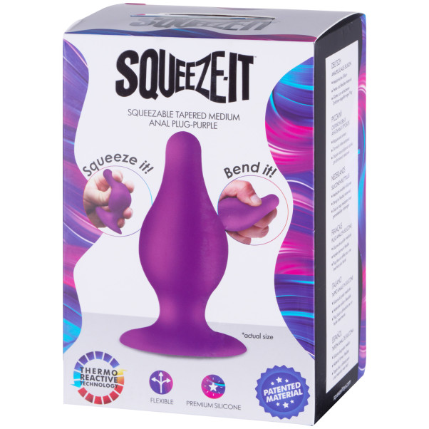 Squeeze-It Squeezable Plug Anal Medium Image de l'emballage 90