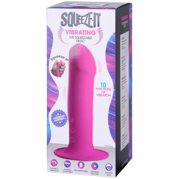 Squeeze-It Squeezable Gode Vibrant Rose 17,5 cm Image de l'emballage 90
