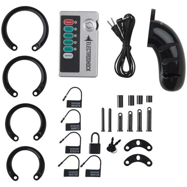 Electroshock E-stim Cage de Chasteté Le paquet contient 80