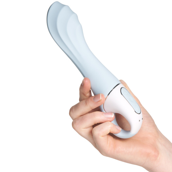 Satisfyer Air Pump 5 Connect Vibromasseur Connecté Image du produit avec des mains 51