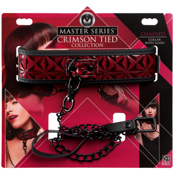Master Series Crimson Collier avec Laisse Image de l'emballage 90