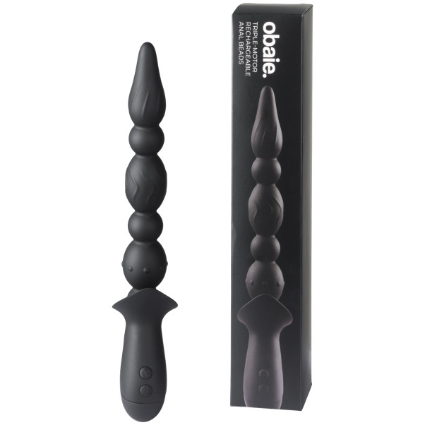 obaie Triple-motor Perles Anales Rechargeable Image de l'emballage 90