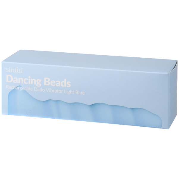 Sinful Dancing Beads Gode Vibrant Rechargeable Bleu Clair Image de l'emballage 90