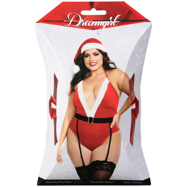 Dreamgirl North Pole Hottie Teddy Ensemble Grande Taille Image de l'emballage 90