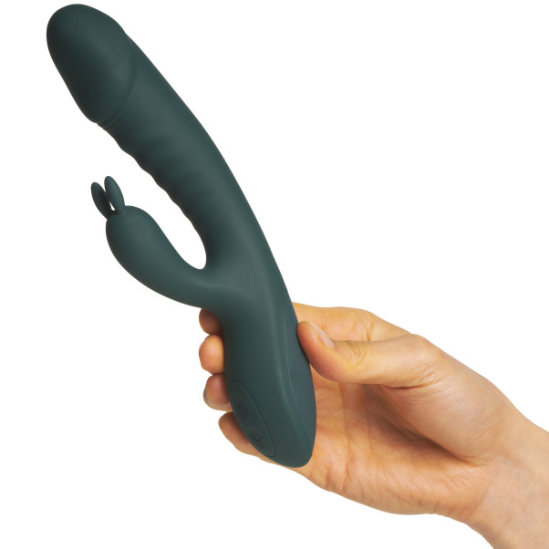 Amaysin Ribbed Vibromasseur Rabbit Image du produit avec des mains 50