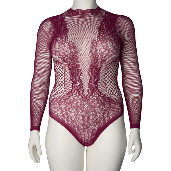 Nortie Clover Body Bordeaux Sans Entrejambe Grande Taille Image du produit 4