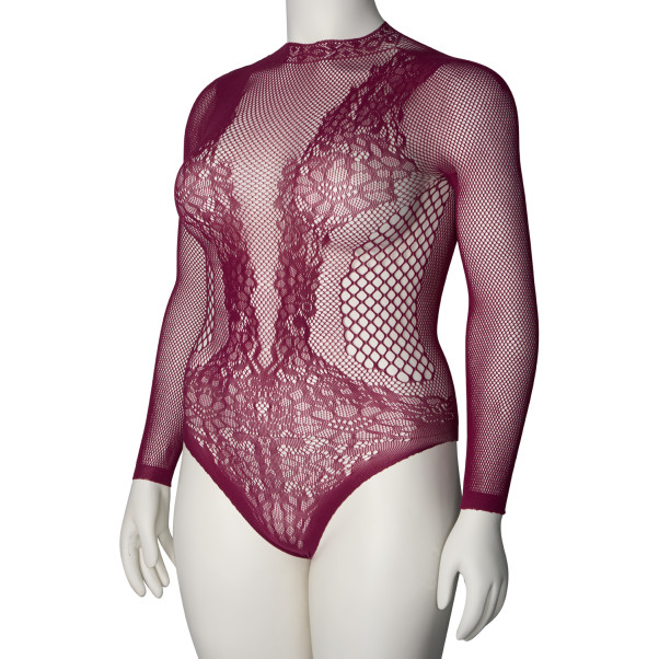 Nortie Clover Body Bordeaux Sans Entrejambe Grande Taille Image du produit 5