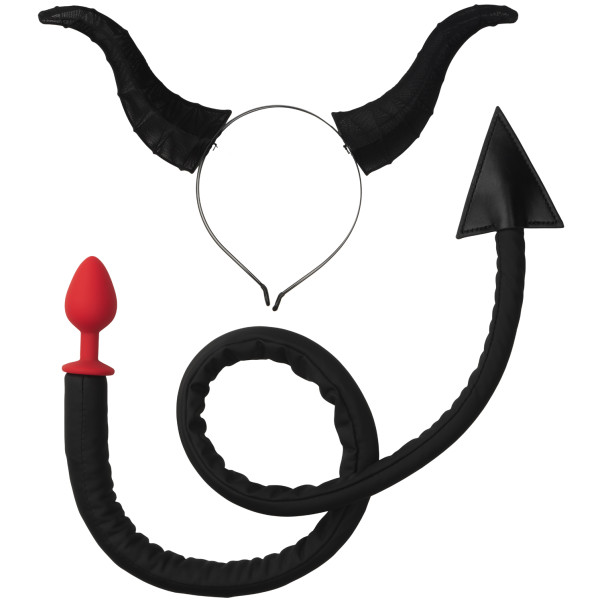 Tailz Devil Tail Ensemble Cornes et Plug Anal Image du produit 3