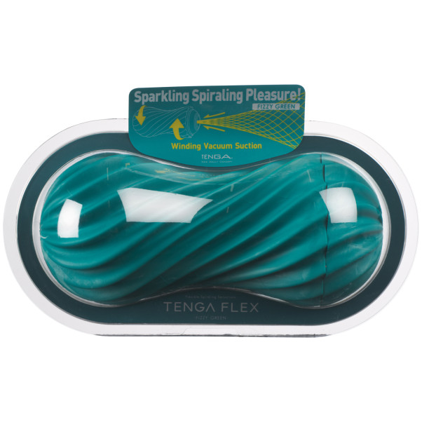 TENGA Flex Fizzy Masturbateur Vert Image de l'emballage 90