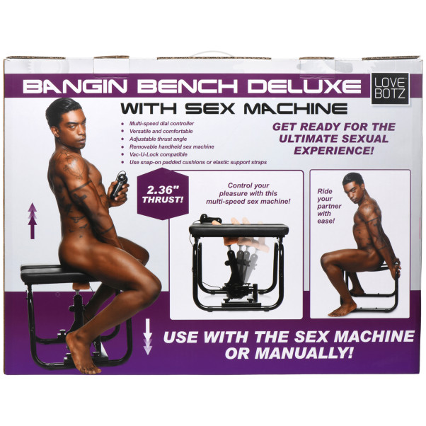 LoveBotz Banging Bench Deluxe Banc avec Machine à Sexe Image de l'emballage 90