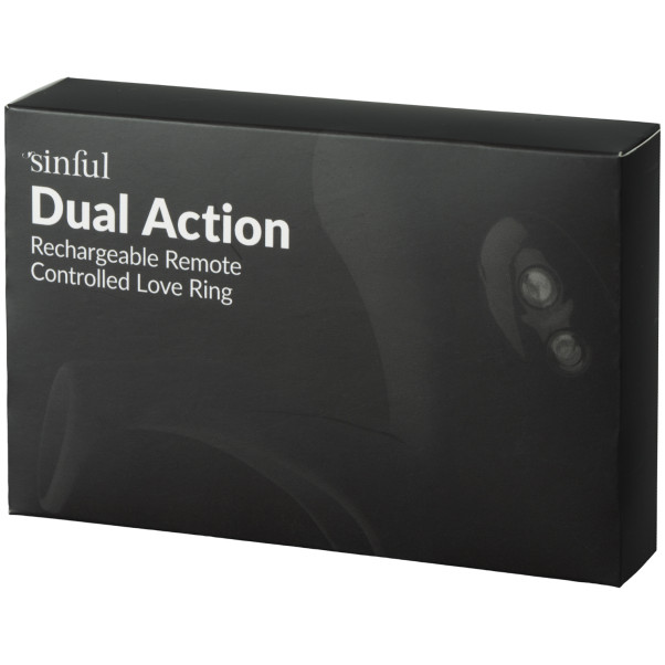 Sinful Dual Action Anneau Pénien Télécommandé Image de l'emballage 90