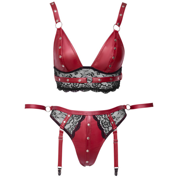 Cottelli Bondage Ensemble de Lingerie Rouge Image du produit 3