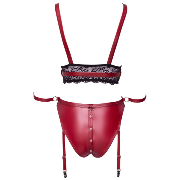 Cottelli Bondage Ensemble de Lingerie Rouge Image du produit 4