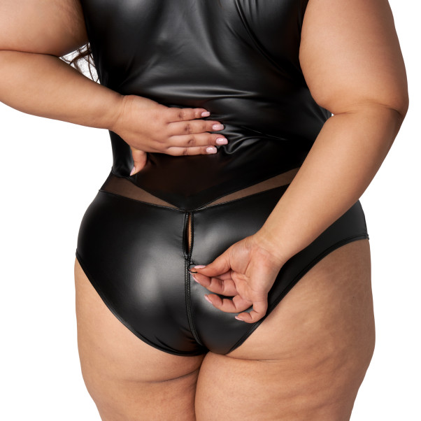 NORTIE Fetish Wetlook Body Sans Entrejambe Grande Taille Image du produit 4