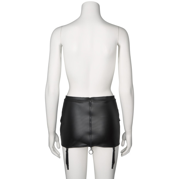 NORTIE Fetish Wetlook Jupe Courte avec Porte-Jarretelles Image du produit 7
