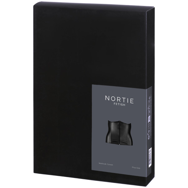 NORTIE Fetish Wetlook Corset Grande Taille Image de l'emballage 90